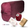 Tumaz Yoga Bolster Set - Rectangular Bolster Pillow for Restorative Yoga, Soft Meditation Pillow with Carry Handle and 8-Feet Strap, Machine Washable Cover view 1