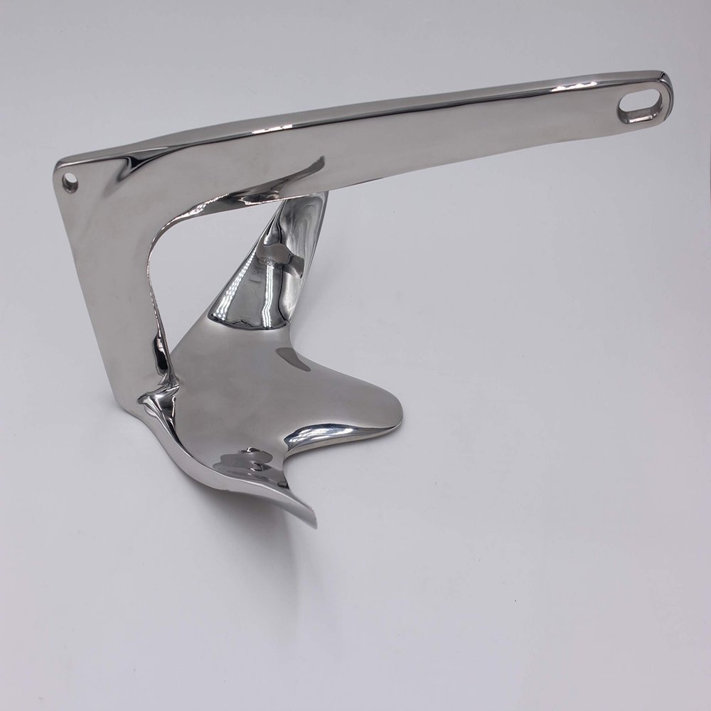 POWER4S 316 Stainless Steel Marine Boat Bruce Claw Style Anchor 1kg 2kg 2.5kg 3kg 3.5kg 5kg 7.5kg 10kg 15kg 20kg (3 KG)