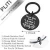 PLITI Skydiver Gifts Those Who Don't Jump Will Never Fly Skydiving Keychain Inspirational Gifts for Men (Don't Jump Fly black) view 2