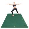 GXMMAT Large Yoga Mat 6'x4'/6'x6'/7'x5'(7mm/9mm), Extra Thick Workout Mats for Home Gym Flooring,Ultra Comfortable Non-Slip Quick Resilient Barefoot Wide Exercise Mat for Pilates,Stretching,Meditation view 1
