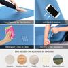 GXMMAT Large Yoga Mat 12'x6'/10'x6'/6'x8'(7mm), Extra Thick Workout Mats for Home Gym Flooring, Ultra Comfortable Non-Slip Quick Resilient Barefoot Wide Exercise Mat for Pilates, Stretching,Meditation view 4