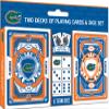 MasterPieces NCAA Florida Gators 2 Pack Cards and Dice Set view 1