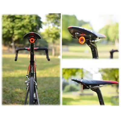 Bike Smart Tail Light Breaking Sensing Red Rear Bicycle Light Auto On/Off Taillight USB Rechargeable Waterproof