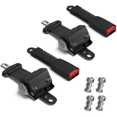 CLUBRALLY Golf Cart Seat Belts, 40" Retractable Universal Seat Belts Kit,Fits Club Car EZGO Yamaha 2 Set