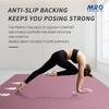MRO Extra Large Yoga Mat, 12'x6'/9'x6'/7'x5'/6'x4' (9MM) Extra Wide and Thick Exercise Mats for Home Gym Workout, Non-Slip, Soft for Women and Men Fitness, Ideal for Barefoot Yoga, Pilates, stretching view 4