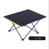iClimb Ultralight Compact Camping Folding Table with Carry Bag (Black - L) view 1