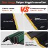 iClimb Ultralight Compact Camping Folding Table with Carry Bag (Black - L) view 4