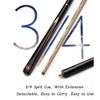 HIOD 57 Inch 19 Oz Pool Cue with 10mm Cue Tips English Handmade Snooker Cue Included Elegant Boxes, Extension Handles, view 3