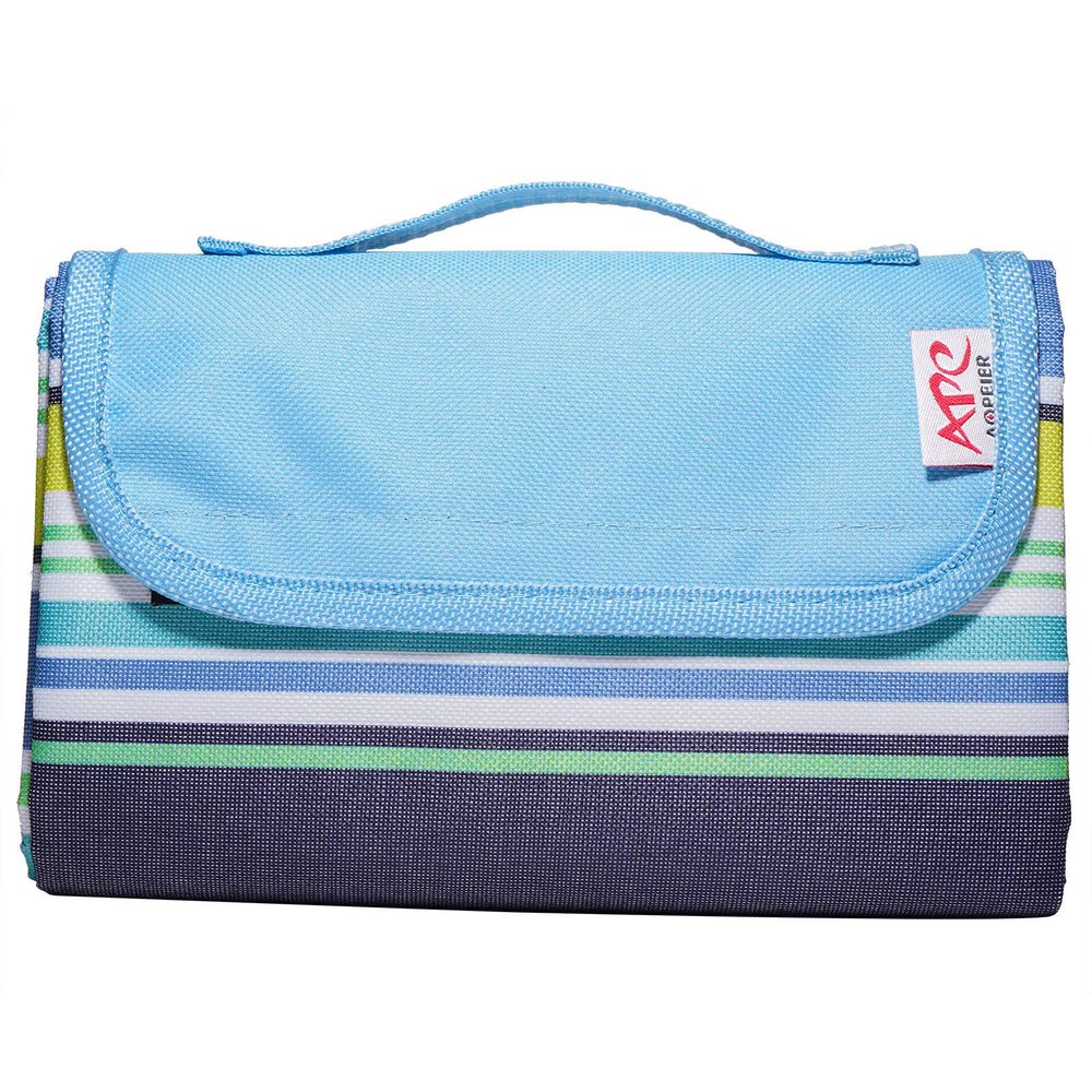 Huimingda Picnic Blanket Waterproof Durable Oxford Folding Picnic Mat for Outdoor Travel Beach Lawn Park Blue OneSize