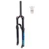 LvTu Suspension Fork 26 27.5 29 Inch, Manual Lockout Mountain Bike Air Fork, Shock Absorber, with Expander Plug Black/Blue (Size : 29 inches) view 1