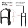 LvTu Suspension Fork 26 27.5 29 Inch, Manual Lockout Mountain Bike Air Fork, Shock Absorber, with Expander Plug Black/Blue (Size : 29 inches) view 3
