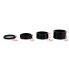 Headset Spacer Aluminum Alloy Stem Headset Spacer Fit 5mm/10mm/15mm/20mm Compatible with Road Bike(Black) view 2