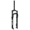 LvTu 26inch Snow Bike Front Fork Aluminum Alloy, Air Gas Fat Fork Manual Lockout, for 4.0" Tire Straight view 3