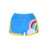 Toddler Kid Baby Boy Girl Shorts Elastic Waist Rainbow Bottoms Shorts Active Sportswear Beach Children Summer Clothes (Blue, 2-3 Years) view 1