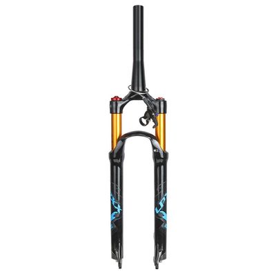 LvTu Unisex's LP-FK-02 Mountain Bike Suspension Fork, Black, 26 27.5 29 Inch Air Fork Travel 120mm (Color : Tapered Remote Lockout, Size : 29 inch)