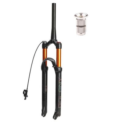 LvTu FKA004 Mountain Bike Suspension Fork 26 27.5 29 Inch, with Expander Plug, Air Forks, Accessories (Color : Tapered Remote Lockout, Size : 26 inch)