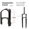 LvTu Bike Air Suspension Fork 26 27.5 29 Inch, Manual Lockout 1-1/8" Straight for Mountain Bike XC Offroad (Size : 26 inches) view 3