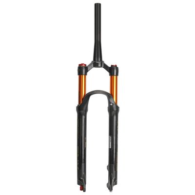 LvTu Forks 26 27.5 29 Inch Air Suspension, Travel 120mm Gold Inner Tube Downhill Bike Fork Shock Absorber (Color : Tapered Manual, Size : 29 er)