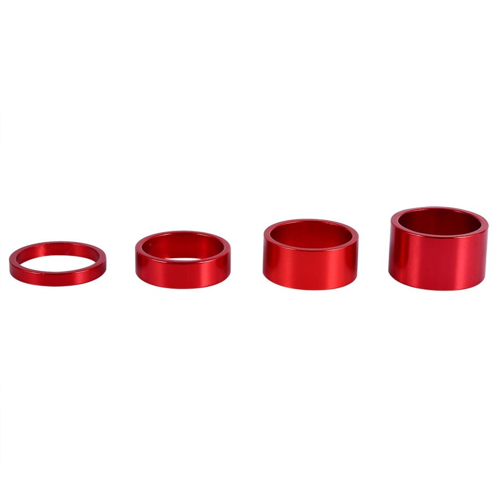Alomejor Bicycle Headset Spacer,Aluminum Alloy Lightweight Durable stem Spacer fits 5mm 10mm 15mm 20mm for Road Cyclists Professional Mechanics Cycling Upgrades