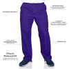 Landau Essentials Relaxed Fit 7-Pocket Elastic Cargo Scrub Pants for Men 8555 Grape view 2