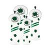 Yajun Golf Clover Headcovers Driver Fairway Woods Hybrid Protector Set No 1 3 5 UT Golf Waterproof Accessories 4pcs,White view 1