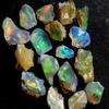 Thomassilk Genuine 61.00 Cts Natural AAA Grade Ethiopian Multi Fire Opal Rough Lot, Reiki Crystals and Healing Stones,Jewelry Making Gemstone, Ultra Fire Striking Opal, Opal Rock Rough Lot 103 view 3