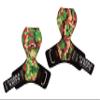 2018 Cobra Grips Flex Model Weight Lifting Gloves Heavy Duty Straps Alternative Power Lifting Hooks Best for Deadlifts with Padded Wrist Wrap Support Bodybuilding (Medium, Green Camo) view 3