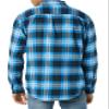 Amazon Essentials Men's Long-Sleeve Flannel Shirt, Black Blue Grey Tartan Plaid, Large view 3