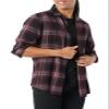 Amazon Essentials Men's Long-Sleeve Flannel Shirt, Black Burgundy Grey Plaid, XX-Large view 1