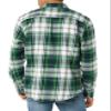 Amazon Essentials Men's Long-Sleeve Flannel Shirt, Green White Plaid, XX-Large view 3