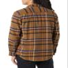 Amazon Essentials Men's Long-Sleeve Flannel Shirt, Black Brown Mix Plaid, Medium view 3
