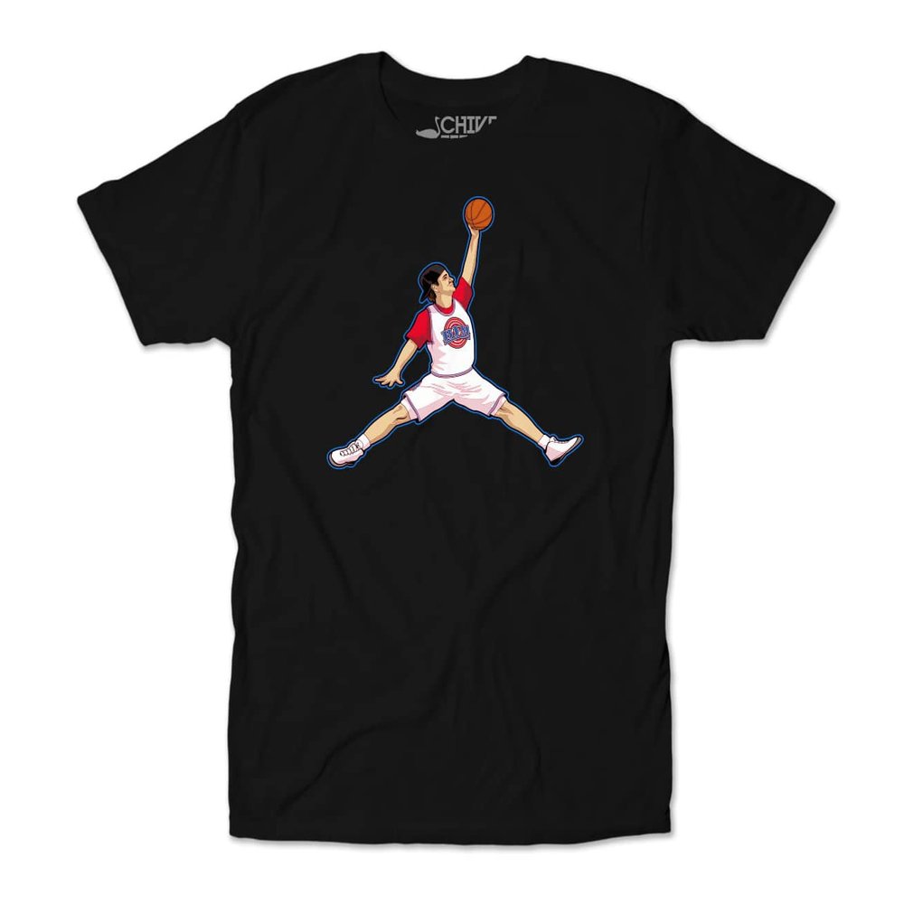 theCHIVE Air Bill Murray - 90s Movies Basketball T-Shirt Black