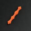 SHARROW Archery Bowstring Finger Saver 3pcs Quick Shot Finger Guard Protective Finger with Pin for Outdoor Hunting (Orange) view 2