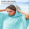 Catalonia Absorbent Surf Poncho Men Women, Quick Dry Towel Changing Poncho, Hooded Towel Robe Adult, Changing Robe for Beach Surfing Swimming view 4