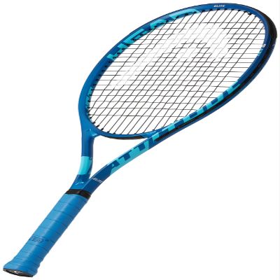HEAD Metallix Attitude Elite Blue Tennis Racket - Pre-Strung Adult Tennis Racquet Lightweight - Midplus Headsize for Blend of Power and Control