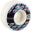 53mm Consolidated Skateboards Cracked Cube White Skateboard Wheels - 99a with Viper Strike 8mm Precision ABEC 7 Skateboard Bearings - Bundle of 2 items view 2