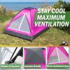2 Person Camping Tent with Rain Fly and Carrying Bag  Lightweight Outdoor Pop Up Tents for Camping Essentials, Music Festivals, Backpacking, Hiking, or Beach Shelter by Wakeman Outdoors view 4