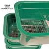 Sluice Fox mini Classifier Screen Gold panning Kits, Stainless Steel Screen mesh sifting Sieve Prospecting and gem Sorting; Shark Tooth sift Sifter #05 Mesh Screen (25 Holes per sq.in.) Green view 4