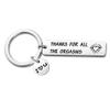 BGTY Stainless Steel Keyring Engraved Thank for All The I Love You Key Ring Couple Keychain Jewelry Gifts (Silver regular font) view 1
