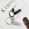 BGTY Stainless Steel Keyring Engraved Thank for All The I Love You Key Ring Couple Keychain Jewelry Gifts (Silver regular font) view 2