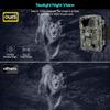Trail Camera Dual-Lens with Starlight Night Vision 4K 20MP Wildlife Game Camera with 0.2s Motion Activated IP66 Waterproof Hunting Scouting Cam with Portable Solar Panel and Micro SD Card,128g view 4