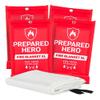 Hero Extra Large Emergency Fire Suppression Blanket - 4 Pack - XL Fiberglass Fire Blanket for Kitchen & Home, 47' x 71' view 1