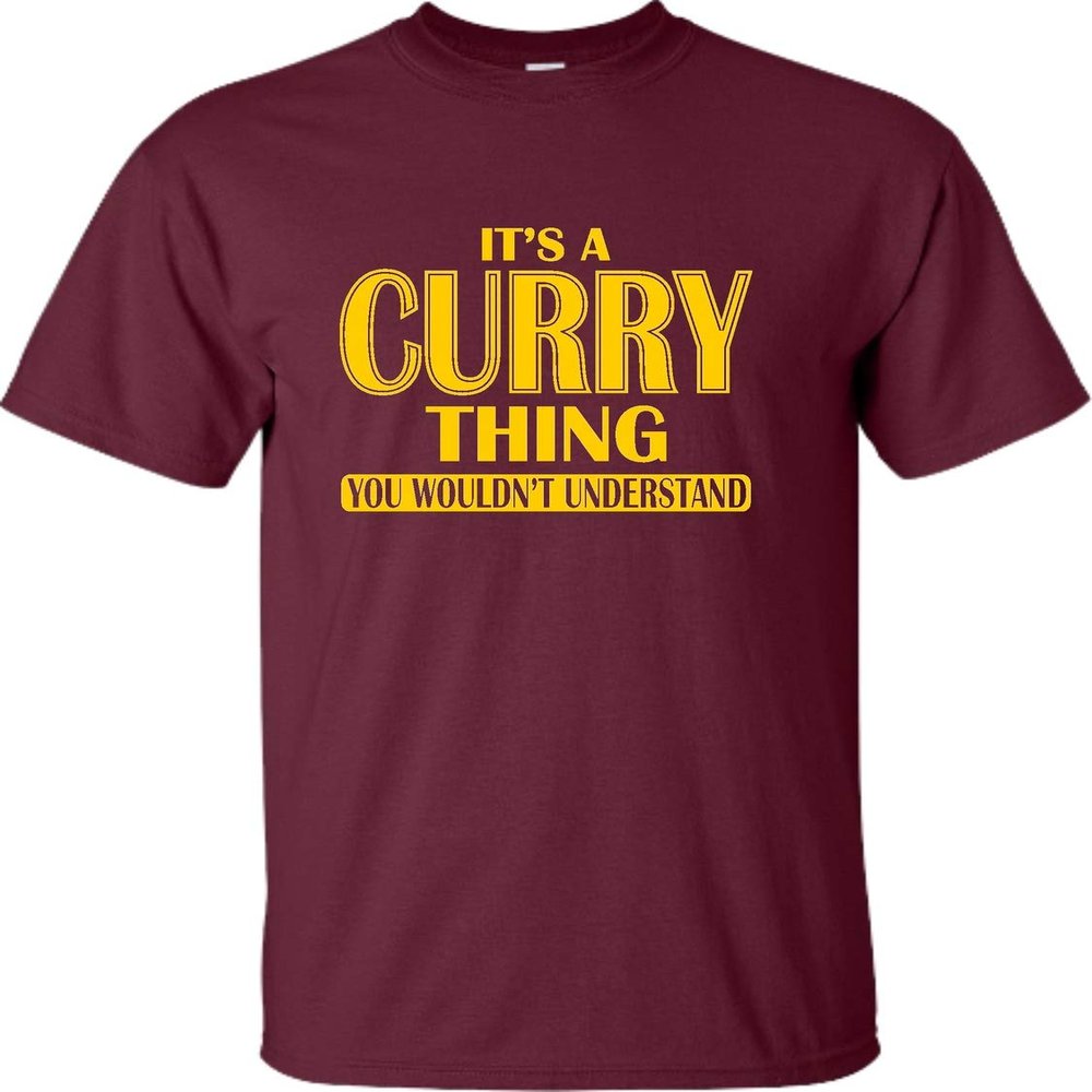 Go All Out YL 14-16 Maroon Youth It's A Curry Thing You Wouldn't Understand T-Shirt