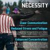 ZOHAN EM054 Electronic Shooting Ear Protection, Noise Reduction Hearing Protector Sound Amplification Safety Earmuffs for Gun Range,Hunting (Blue&Pink) view 4