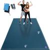 MRO Extra Large Exercise Mat For Home Gym, 15'x6'/12'x6'/9'x6'(7mm) Workout Mats for Gym Flooring, Non-Slip, Extra Thick Durable Cardio Mat, Ideal for Plyo, Weights, MMA, Jump Rope -Shoe Friendly view 1