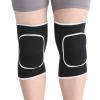 2pcs Protective Knee Pads Non-Slip Knee Brace Sports Patella Support Belt Volleyball Soccer Basketball Knee Pad Fitness Knee Protector for Women Men(black) view 1