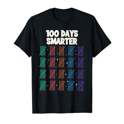100th Day of School 100 Days Smarter T-Shirt