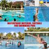 Professional Volleyball Net Outdoor Sand, Grass Volleyball Nets for Backyard, Portable Beach Kids Badminton Net Pro Volleyball Practice Net Set 32X3FT Indoor Volleyball Net for Pool Inground, No Poles view 3