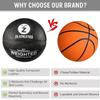Zo Athletics Weighted Basketball - Workout Included on The 3lb Heavy Basketball for Training and Dribbling Drills - Training Equipment for Adults and Youth (Black) view 3