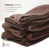 BB BROTHER BROTHER 5 Pairs Over the Calf Dress Socks for Men, Breathable Combed Cotton, Handlinked Toe, US 7-10 view 2